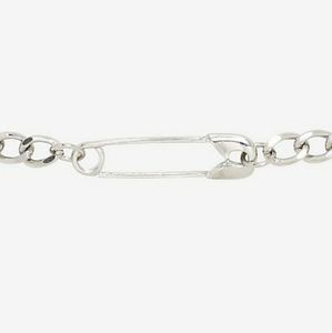 👻3/$30👻 Safety Pin Choker Necklace Chain Punk
